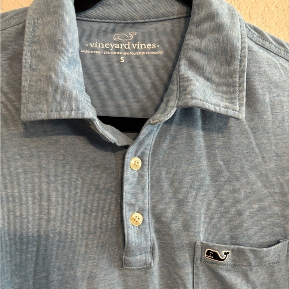 Vineyard Vines Men’s Light Blue Edgartown Short-sleeve Polo Shirt Size Small - Picture 3 of 3